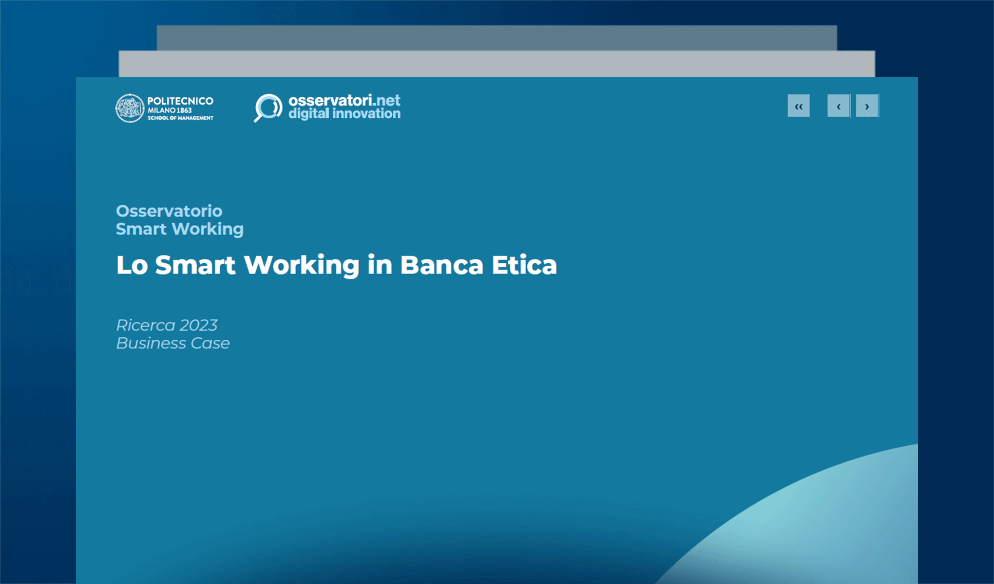 Lo Smart Working in Banca Etica