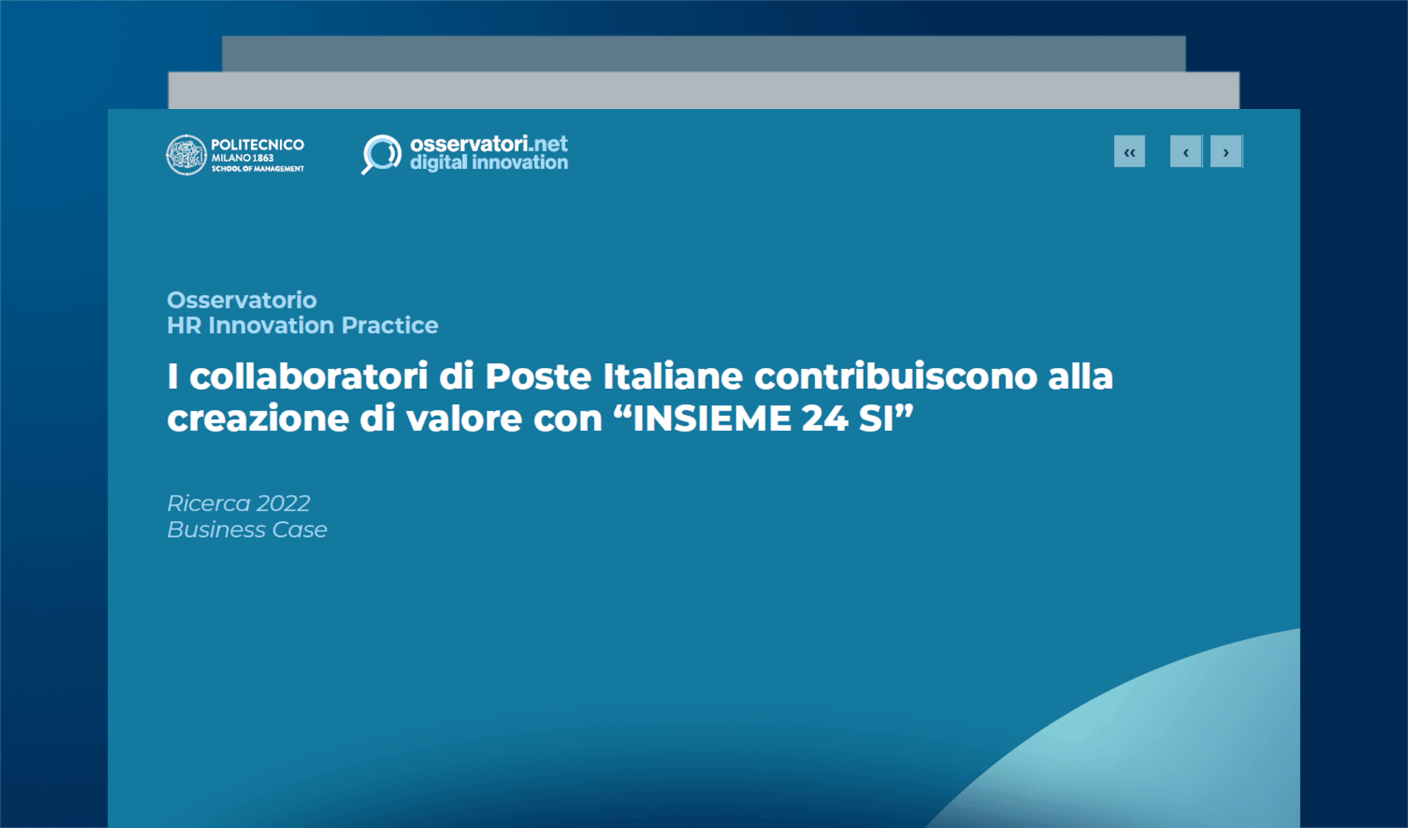 I collaboratori di Poste Italiane contribuiscono alla creazione di valore con “INSIEME 24 SI”