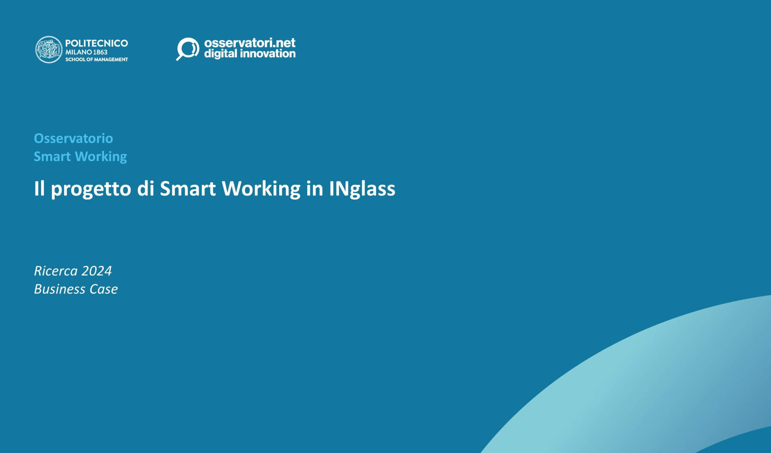 Il progetto di Smart Working in INglass