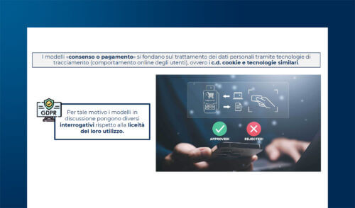 Il modello consent-or-pay è conforme al GDPR?