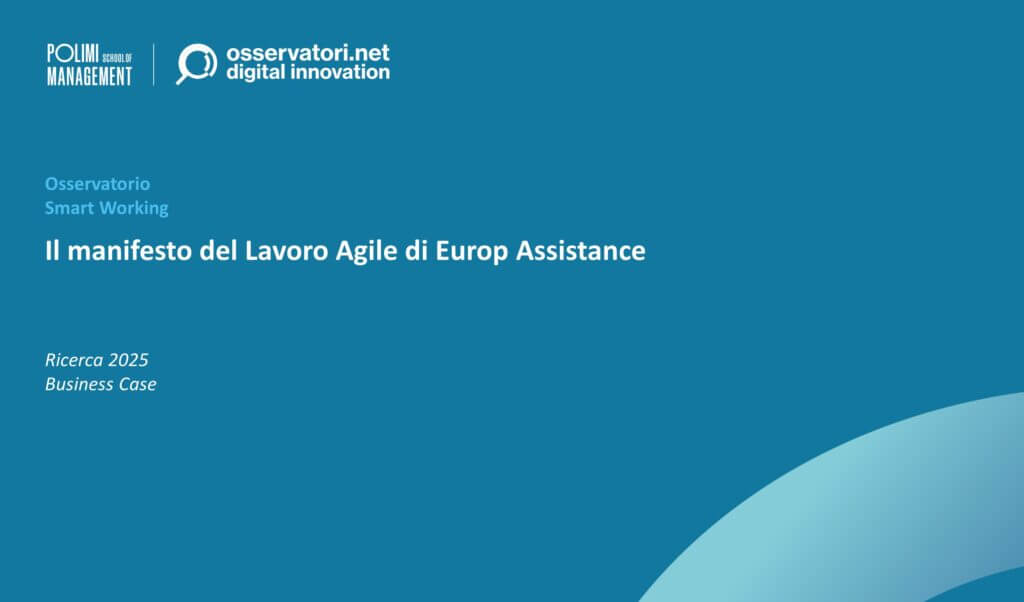 Il manifesto del Lavoro Agile di Europ Assistance