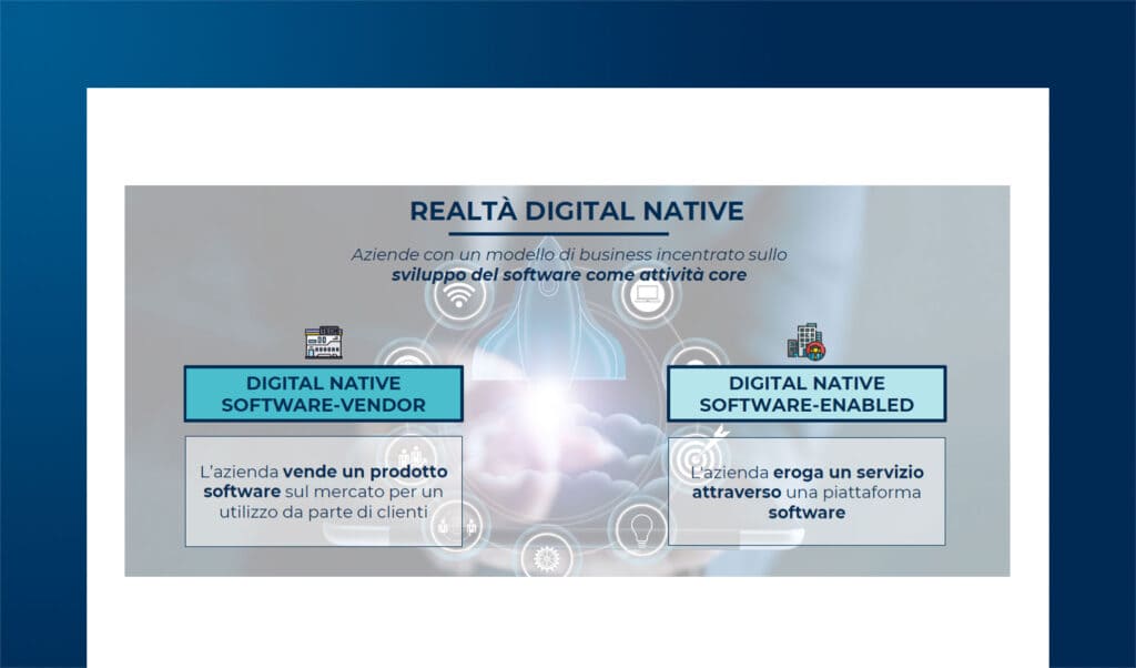 La filiera del software in Italia e le realtà digital native