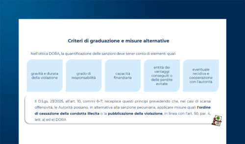 Governance rischi ICT e quadro sanzionatorio nel DORA