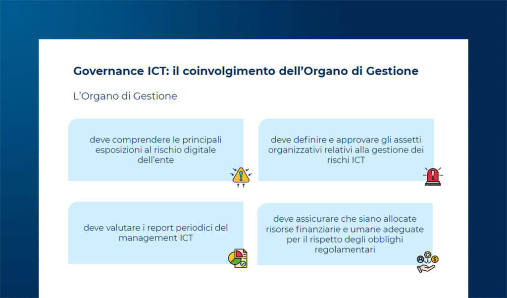 Governance nel Regolamento Dora: una strategia per la resilienza digitale