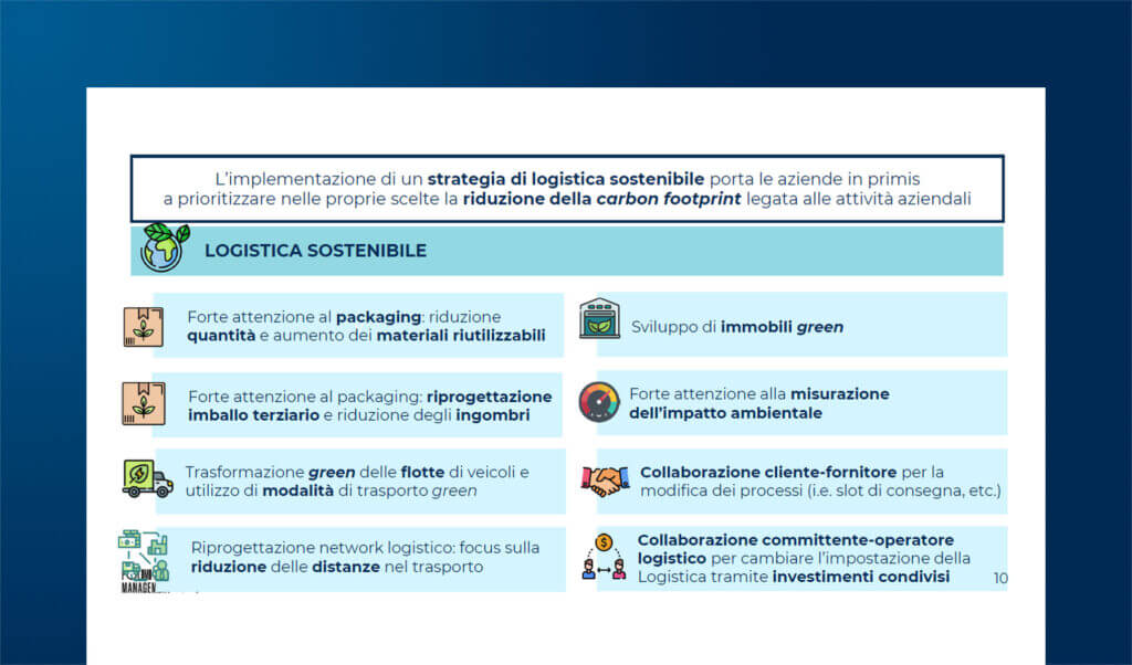 Sostenibilità in Logistica: i nuovi modelli di business