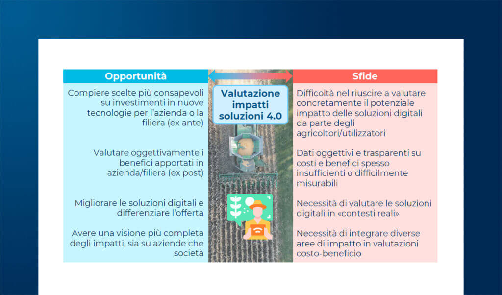 Come valutare gli impatti del digitale in agricoltura
