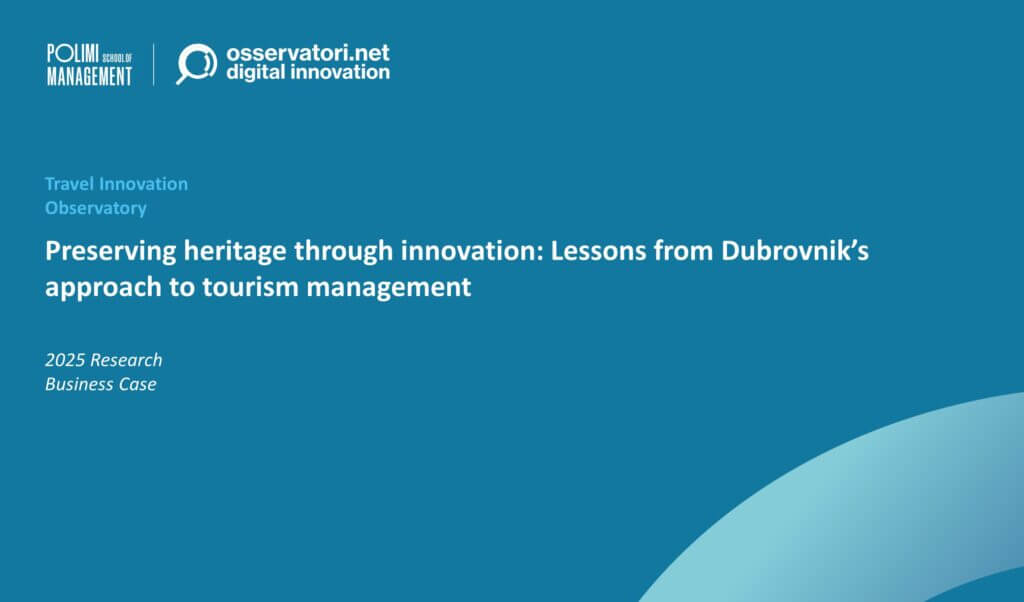 Preserving heritage through innovation: Lessons from Dubrovnik’s approach to tourism management