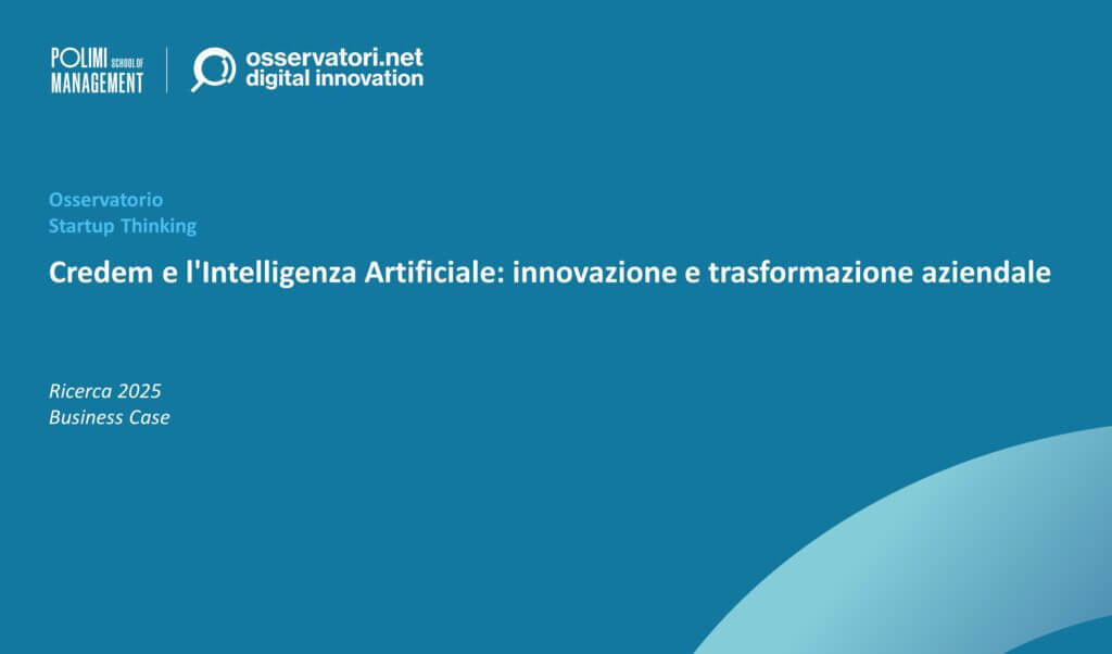 Credem e l'Intelligenza Artificiale: innovazione e trasformazione aziendale