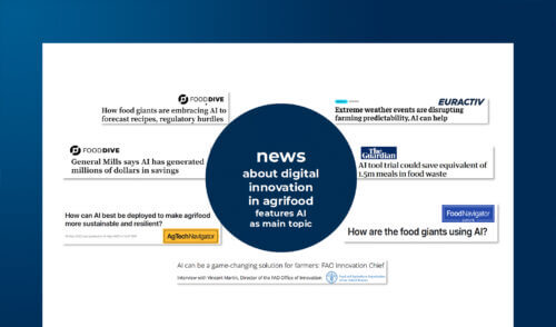 The evolution of Artificial Intelligence in the agrifood sector